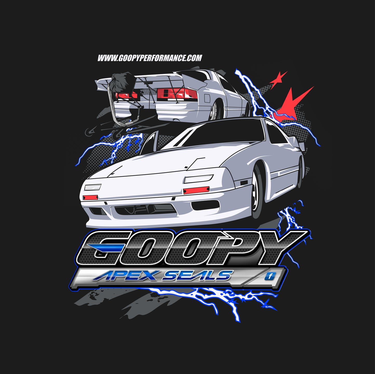 Goopy Performance Exclusive Second and Third-Gen RX-7 T-shirt